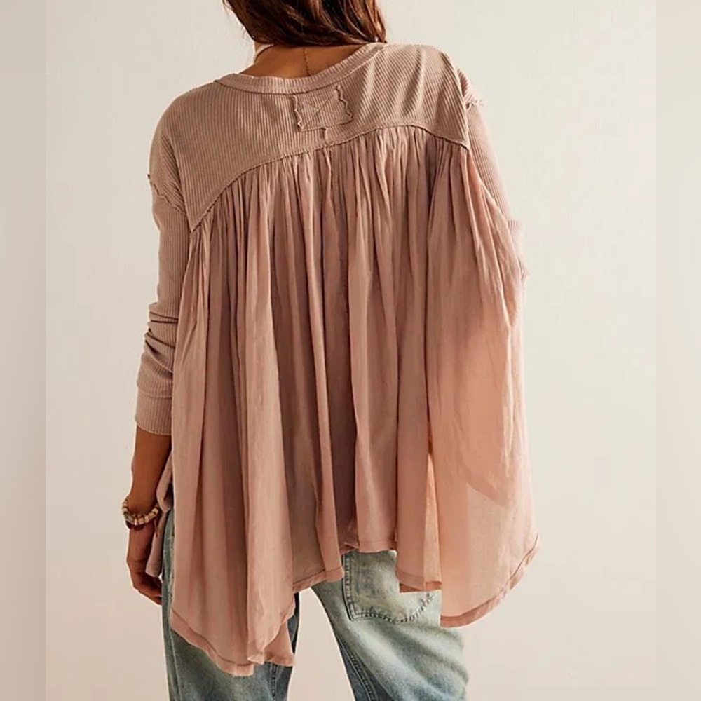 Free People Lyrical button down tunic size XL. VGUC.